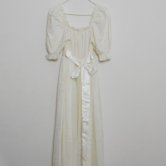 Adobe Lane swoon dress linen tulle and silk - Picture 9 of 11